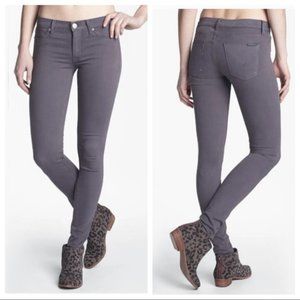 Hudson Colette Midrise Skinny Gray Jeans